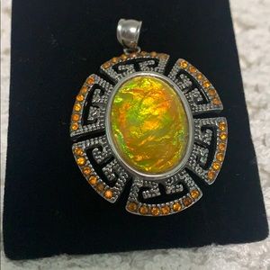 Fire Opal Pendant